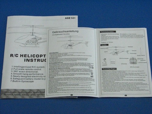 Bedienungsanleitung heli - rc,