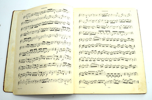 Altes notenbuch violino - notenbuch,