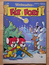 Fix + Foxi Sonderheft Weihnachten von 1972 mit Grußkarten + Bastelseiten - Z1-2