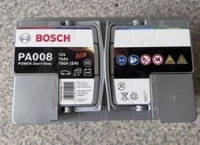 BOSCH AGM Starterbatterie 12V 70Ah für Auto PKW/LKW Batterie NEU