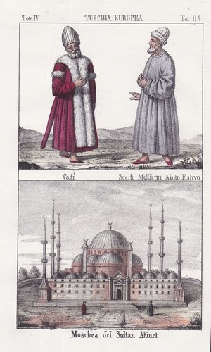 Istanbul blue mosque sultan - blue,