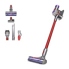 Dyson V8 Extra Kabelloser Staubsauger Silber/Rot Generalüberholt