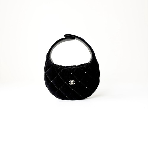 Chanel tasche schwarz - schwarz, samt
