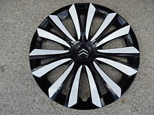 4 Radkappen für Citroen C3/C4/Berlingo in 16 Zoll schwarz/weiß Sonderanfertigung