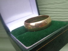 9Ct Gold Ehering Vintage