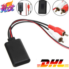 Auto Radio BLUETOOTH 12V AUX Adapter Cinch-RCA Radio KFZ Universal Kabel Stecker