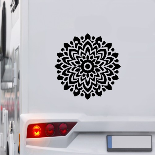 Mandala wohnmobil aufkleber - mandala,