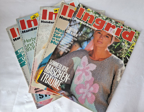 Alte ingrid handarbeitshefte - alte,