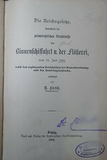 Reichsgesetze Binnenschiffahrt