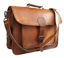 Braune Vintage-Aktentasche
