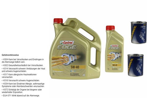 Motoröl castrol edge - 6l,