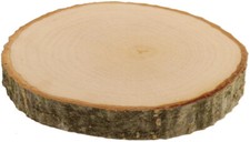 Untersetzer Rindenbrett Baumscheibe Rindenscheibe Holzbrett rund Erle  D 8-11 cm
