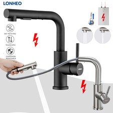 Niederdruck Küchenarmatur mit 360° Wasserhahn Küche Einhand Spültischarmatur 