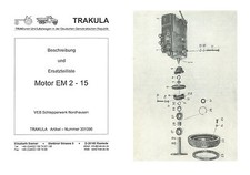 Reparatur Motor EM 2-15 Schlepper RS 04 IFA DDR Nordhausen Schlepperwerk VEB 