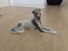 Windhund Hund Figur Porzellan Vintage Zagorski 