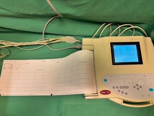 Maquette ekg schreiber - ge-maquette, ekg-schreiber
