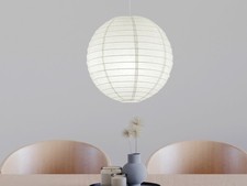 Trio Lampenschirm Japan-Kugel PAPER Papier weiß Ø 40cm, Pendelleuchte Lampion