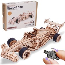 Holz Modell Baukasten Rennwagen 3D Puzzle für Erwachsene Jugendliche Kreative...