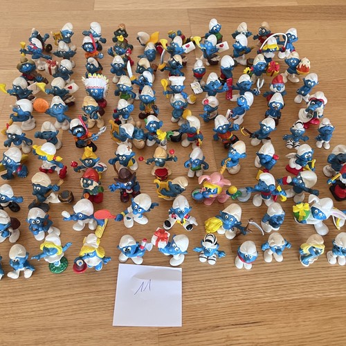 100 schleich schlümpfe - 100,