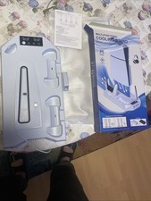 PS5 Slim Lüfter Kühler, USB-Ladeanschluss, LED-Licht, für PS5 Slim Disc/Digital