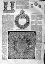 Alter antiker Druck 1863