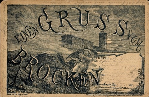Vorläufer litho brocken - brocken, im