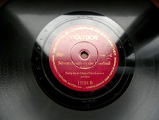 0862/ ORCHESTER + CHOR-Schwarzbraun ist..TOP ZUSTAND-Marsch-WWII-78rpm Schellack