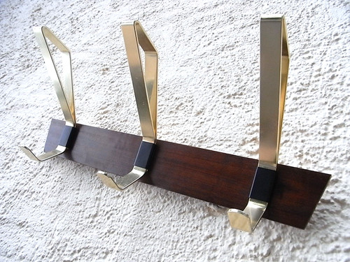 Wand garderobe holz alu - garderobe,