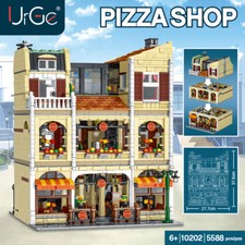 UrGe 10202 Mork Pizza Shop 5588 Teile Bauset, Modell Neu OVP