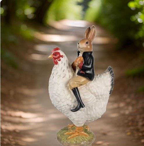 Nostalgisches deko huhn mit - nostalgisches,