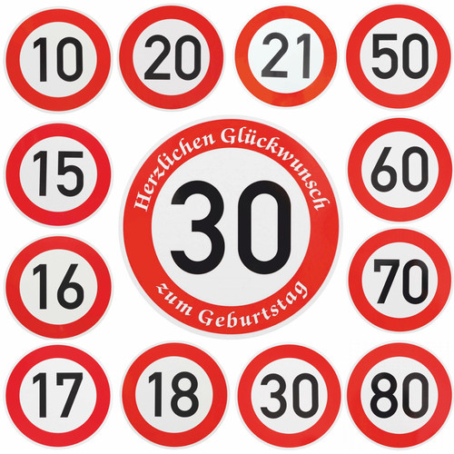 Verkehrszeichen km h - verkehrszeichen, 10-80