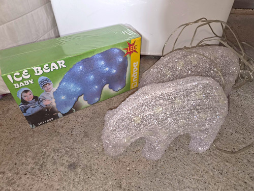 Led figur eisbär baby - figur,