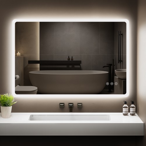Led badezimmerspiegel mit - led,