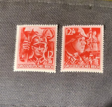 Briefmarken Deutsches Reich  1945 "Sturmabteilung (SA) und Schutzstaffel (SS)"
