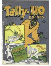 TALLY-HO COMICS #1, 8-1/2" x