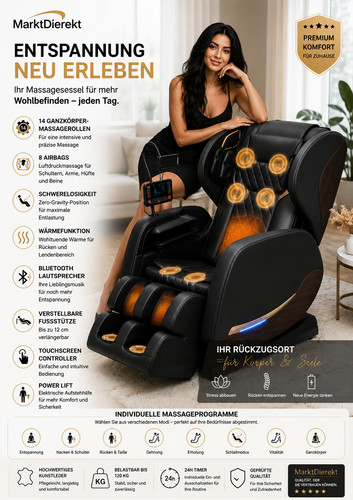 Ganzkörper massagesessel zero - ganzkörper,