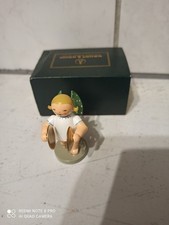 Wendt & Kühn Engel mit Becken stehend blondes Haar wie neu und mit Box