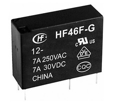 HONGFA HF46F-G/12-H1F Subminiatur-Leistungs Relais 1 Schließer 12V 7A #720052
