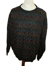 HAGGAR Herren Vintage Pullover Gr. XL ACRYL 90er COOGIE  COSBY Strickpullover