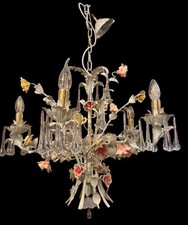Wunderschöner Florentiner - Rosenblüten - Kronleuchter