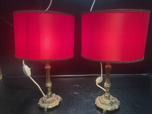 Vintage tischlampen messing - tischlampen,