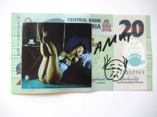 Araki banknote original - a), araki-banknote,
