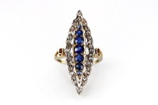 Ring 32 Diamanten ca 1 ct + 7