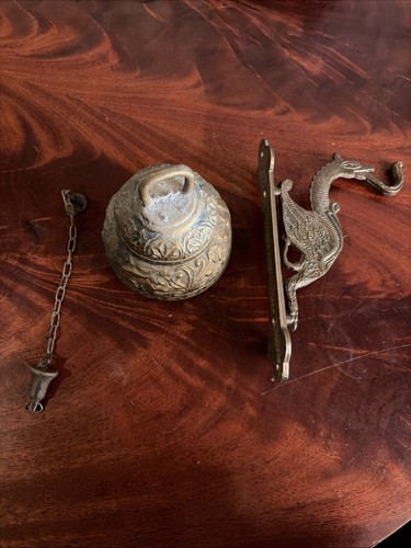 Vintage wandglocke messing - vintage,