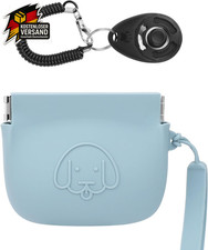 Silikon Beutel Hund Katze Leckerlis automatischer Verschluss Clicker Training Ta