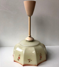 Alte Lampe Antik Glasschirm um