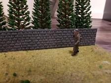 Mauer Grau aus Beton oder