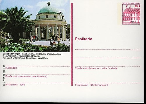 Bildpostkarte bad - (009),