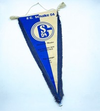 FC Schalke 04 Wimpel Blau Weiß Fußball Deutscher Meister Pokalsieger 70er S04