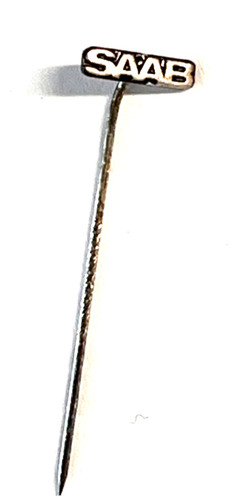 Saab schriftzug anstecknadel - saab,